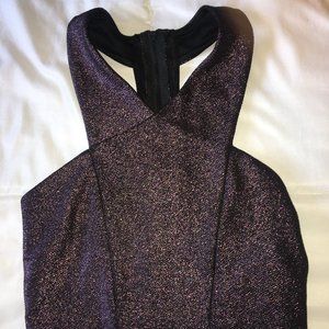 Women's XS Express Sparkly Crop Top